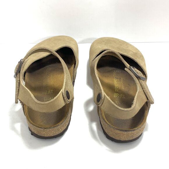 Birkenstock Women's Messina Oiled Leather Clog Size 38 EU Or 7-7.5 US - Picture 13 of 15